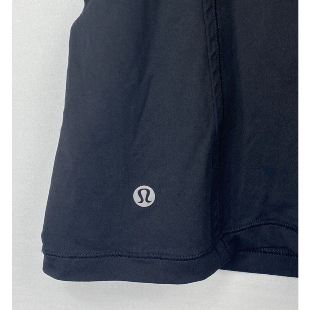Lululemon Womens Muscle Tank Size Large Black No Size Dot Back Open Detail - Picture 5 of 5